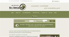Desktop Screenshot of lizatlancaster.co.za